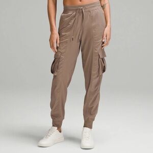 Lululemon Dance Studio cargo joggers, tan, large